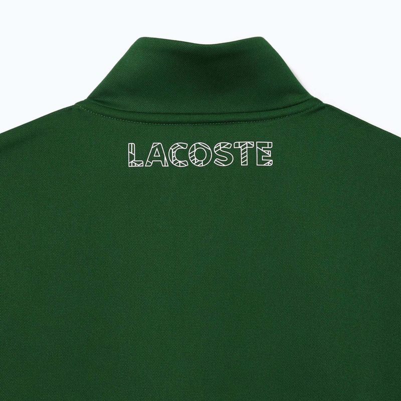 Felpa Lacoste SH2646 uomo verde / bianco / blu navy 7