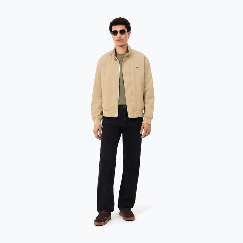 T-shirt da uomo Lacoste TH5133 khaki 2