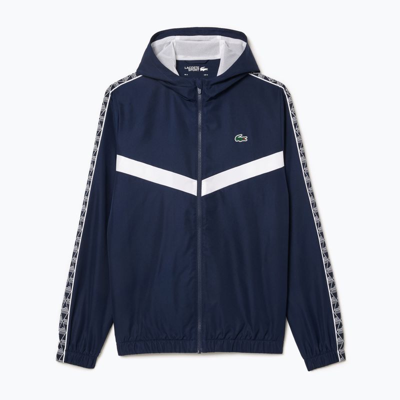 Giacca Lacoste da uomo BH2538 blu navy/bianco 5