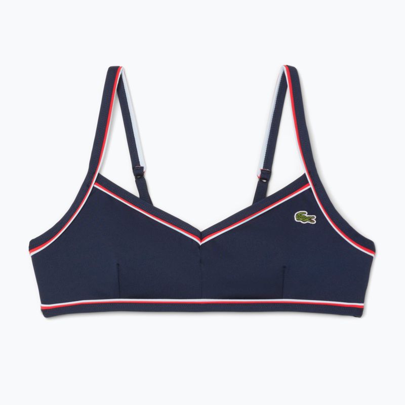 Top costume da bagno Lacoste MF9993 blu marino/grillo granata