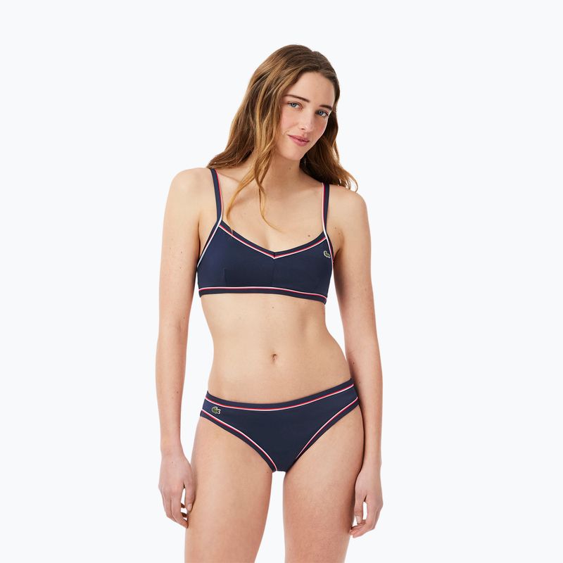 Top costume da bagno Lacoste MF9993 blu marino/grillo granata 5
