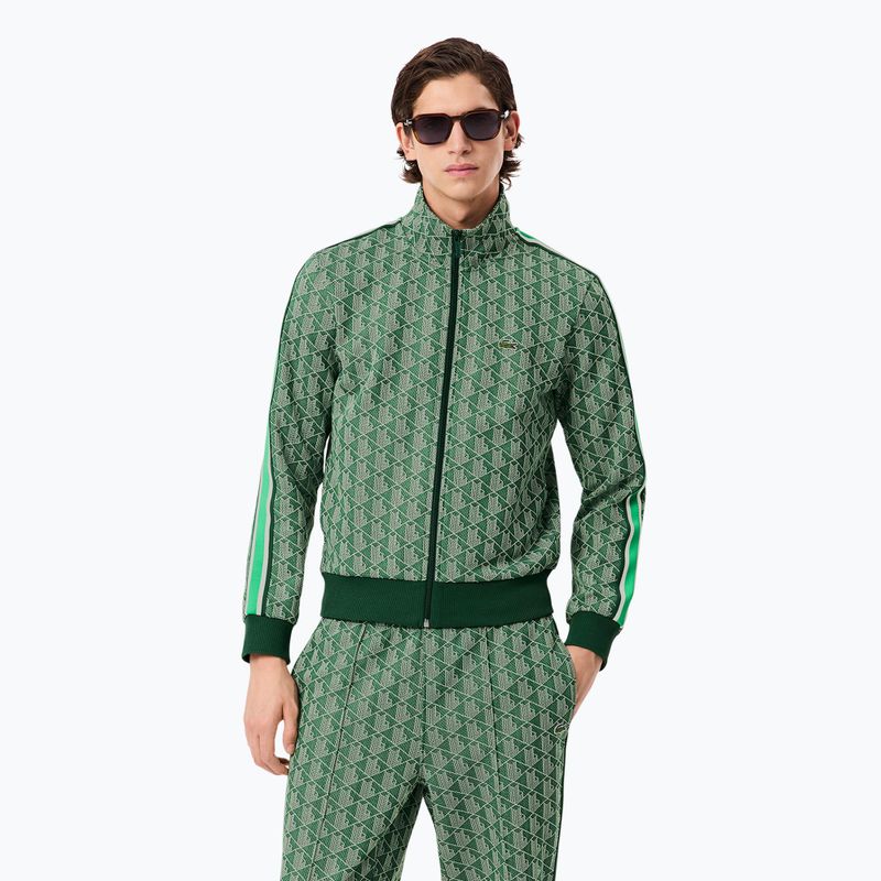 Felpa Lacoste SH1368 uomo calathea/sabler