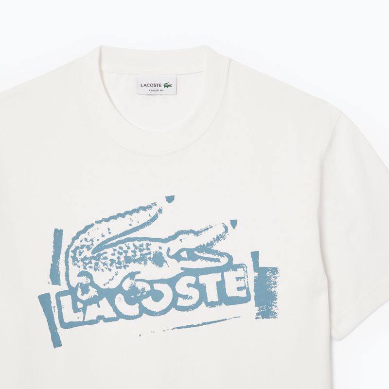 Maglietta Lacoste da uomo TH0284 farina/limestone 2