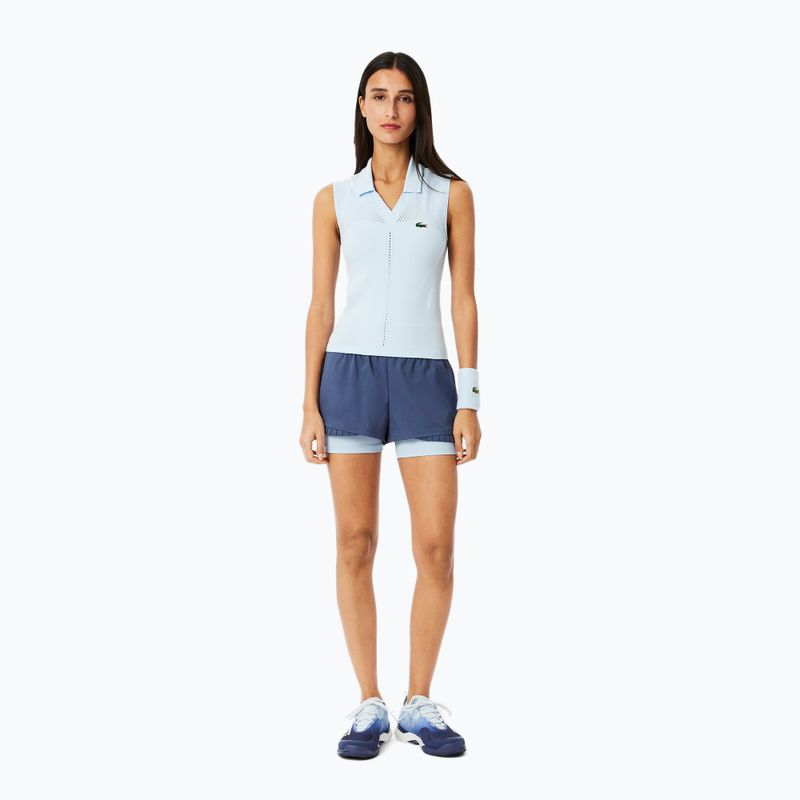 Pantaloncini da tennis Lacoste donna GF8598 primerose/rill 2