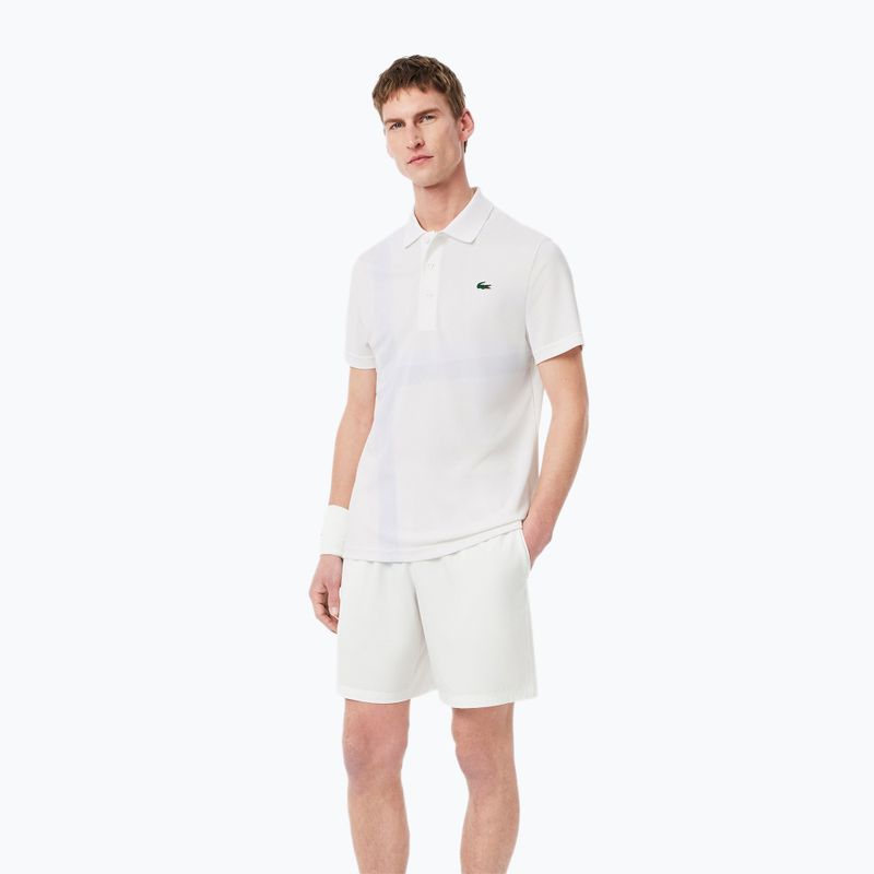 Polo Tennis Lacoste Uomo DH8971 bianco 2