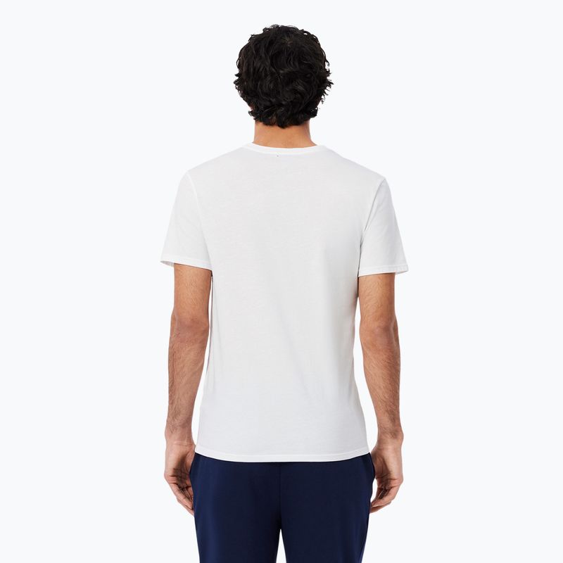 Maglietta Lacoste uomo TH9007 3-pack bianco/argento mento/nero 2
