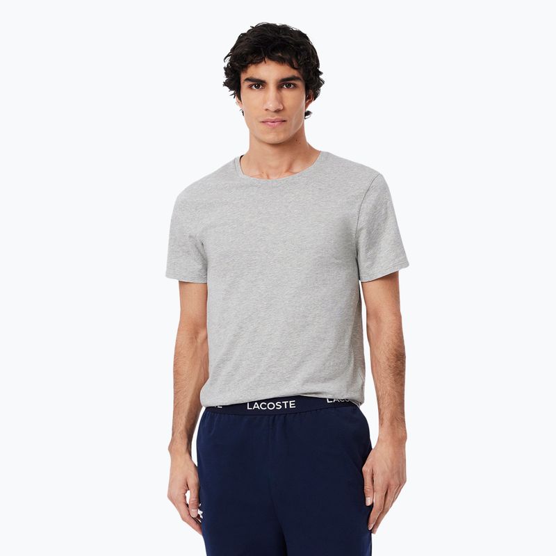 Maglietta Lacoste uomo TH9007 3-pack bianco/argento mento/nero 3