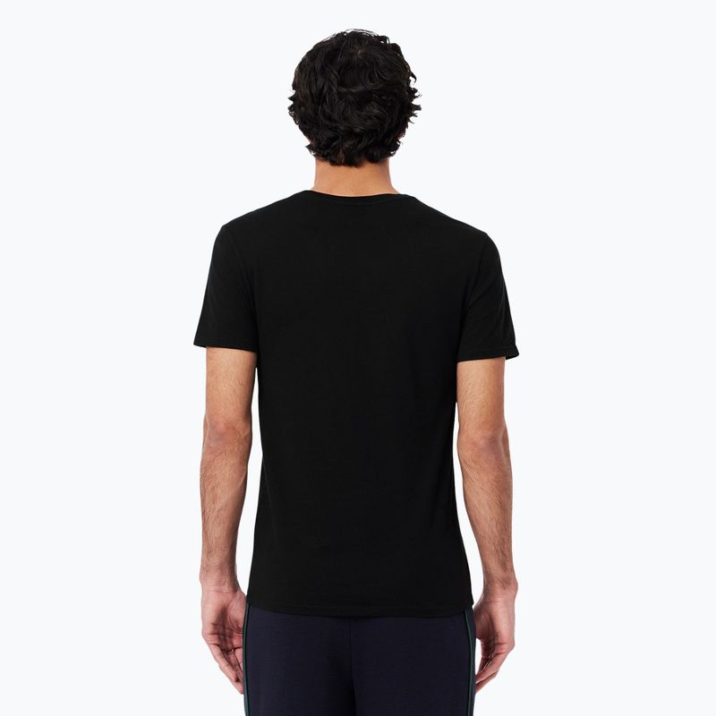 Maglietta Lacoste uomo TH9007 3-pack bianco/argento mento/nero 5