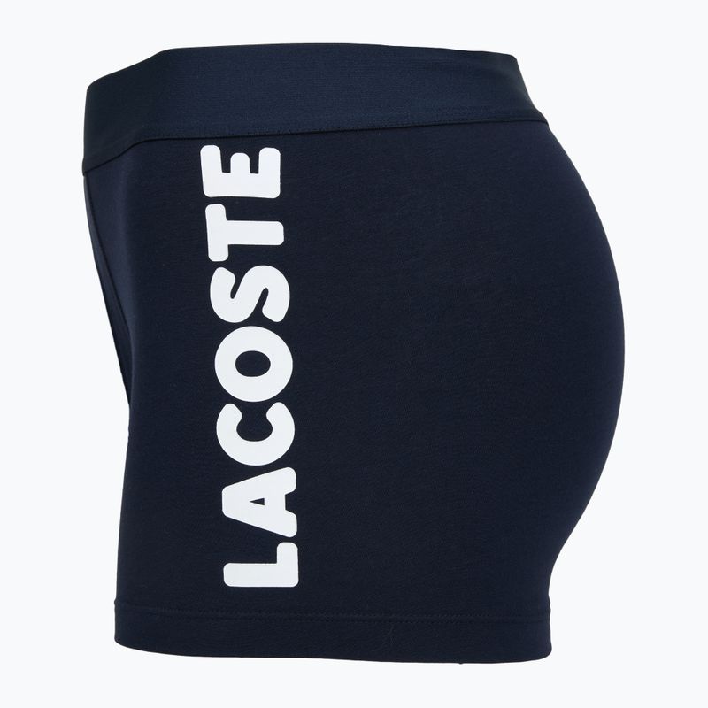 Lacoste boxer uomo 5H1291 confezione da 3 pezzi blu navy/bianco/argento ch 6