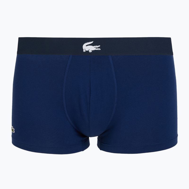 Lacoste boxer uomo 5H1291 confezione da 3 pezzi blu navy/bianco/argento ch 8