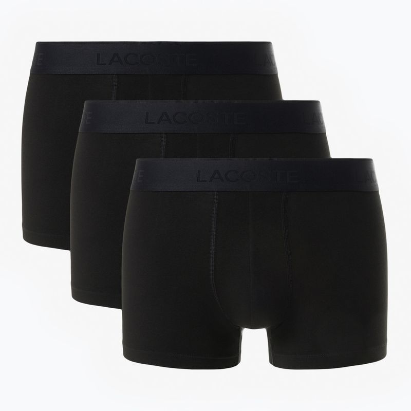 Boxer Lacoste uomo 5H2402 confezione da 3 pezzi nero