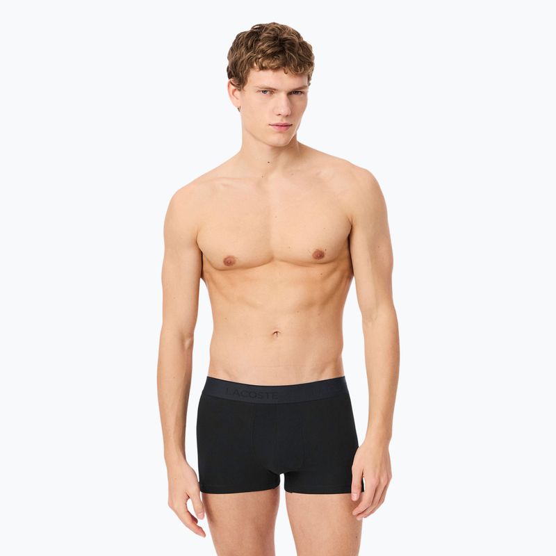 Boxer Lacoste uomo 5H2402 confezione da 3 pezzi nero 3