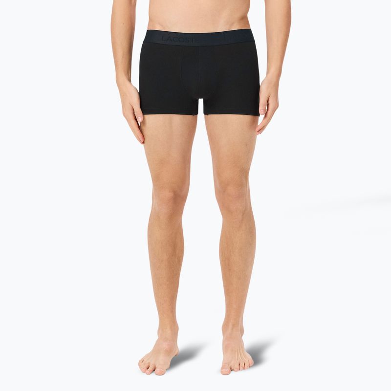 Boxer Lacoste uomo 5H2402 confezione da 3 pezzi nero 5
