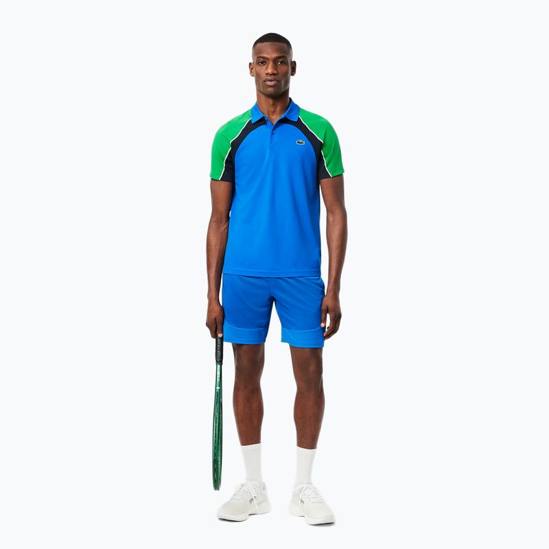 Pantaloncini da tennis Lacoste da uomo GH8950 blu zingaro 2