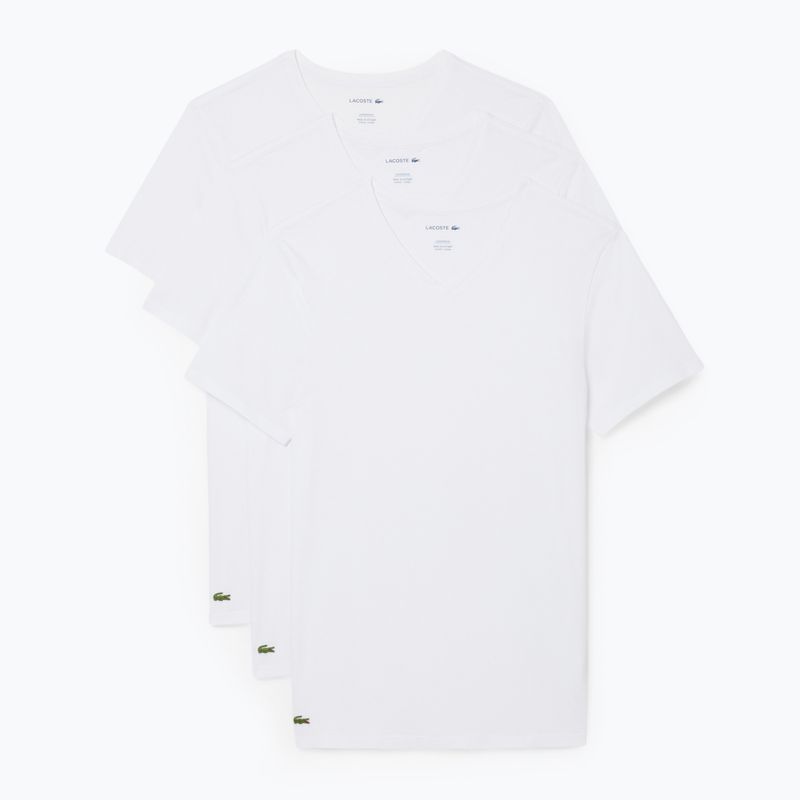 Maglietta Lacoste uomo TH9008 3 pezzi bianco 5