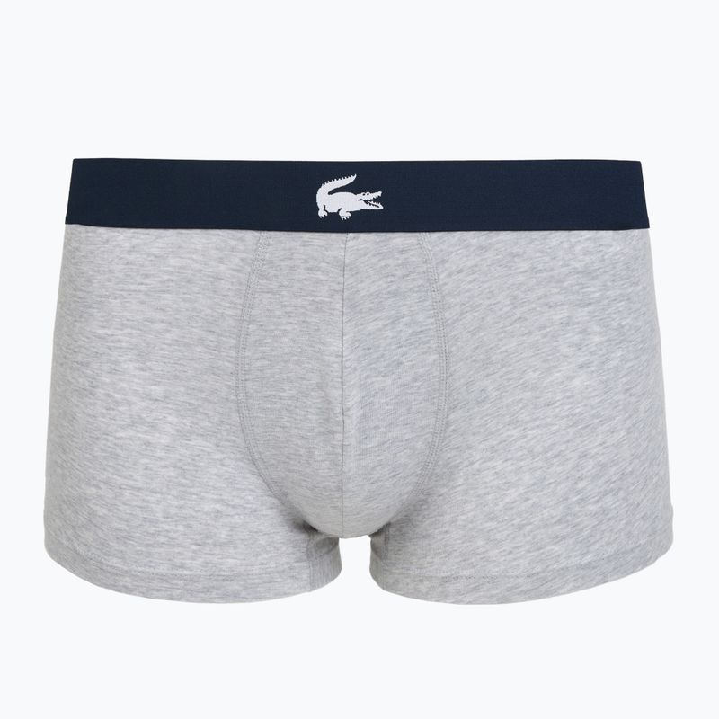 Lacoste boxer uomo 5H1288 confezione da 3 pezzi blu navy/bianco/argento ch 2