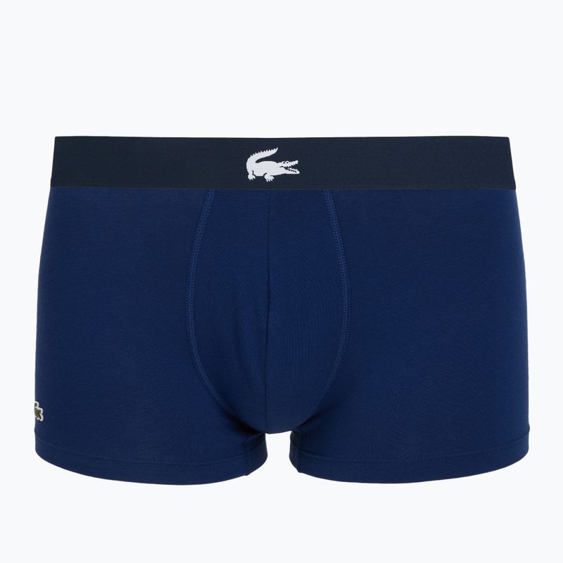 Lacoste boxer uomo 5H1288 confezione da 3 pezzi blu navy/bianco/argento ch 5