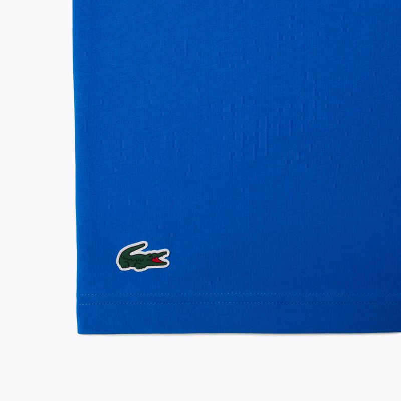 Camicia da tennis Lacoste uomo TH1044 gipsy bianco/blu scuro 8