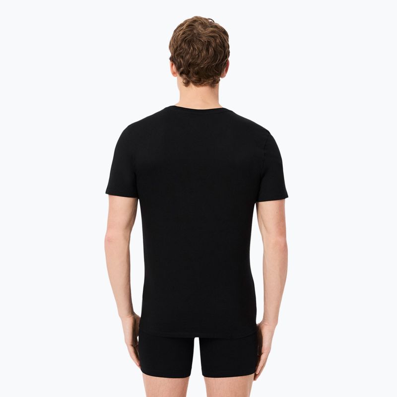 Maglietta Lacoste uomo TH9008 3 pezzi nero 3