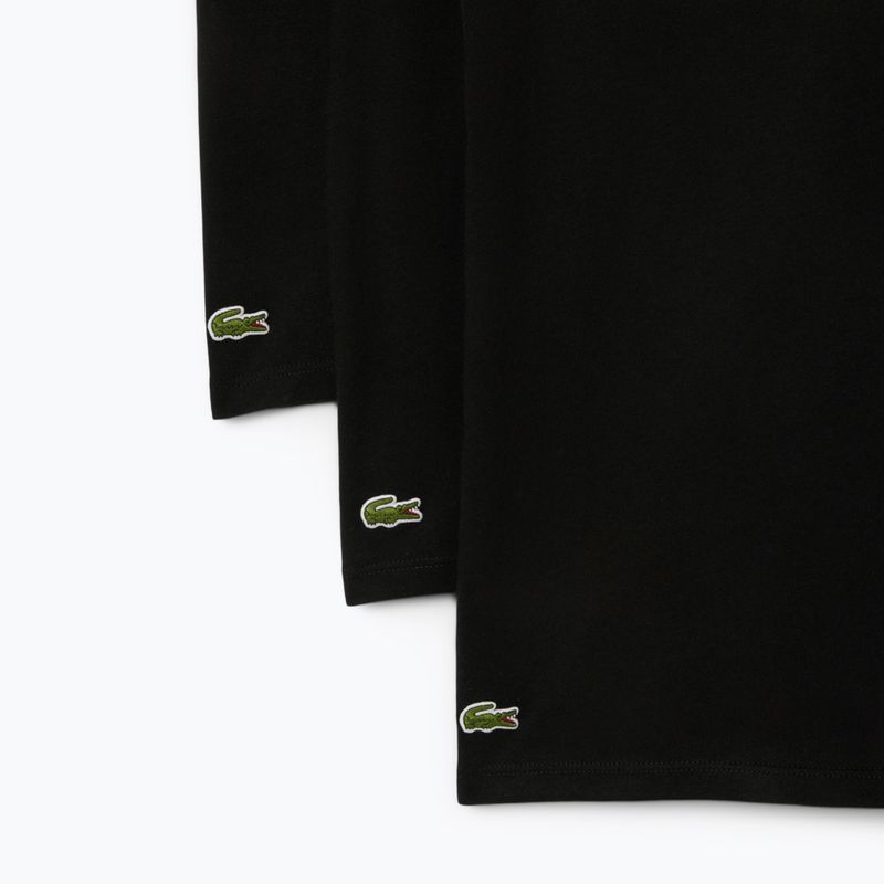 Maglietta Lacoste uomo TH9008 3 pezzi nero 6