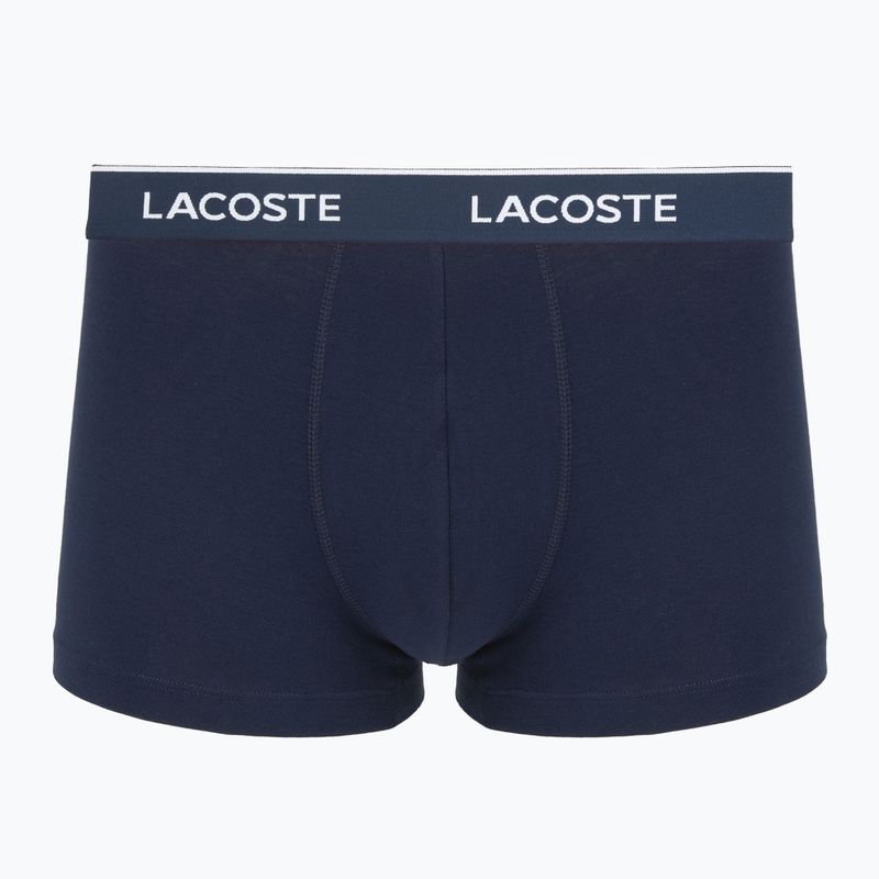 Boxer uomo Lacoste 5H12997 3 paia navy blue/green/red/navy blue 3