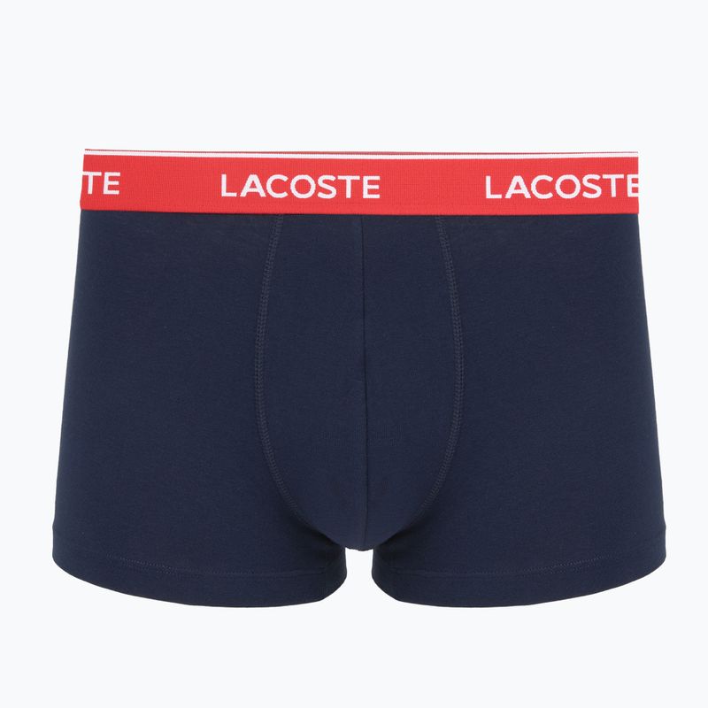 Boxer uomo Lacoste 5H12997 3 paia navy blue/green/red/navy blue 4