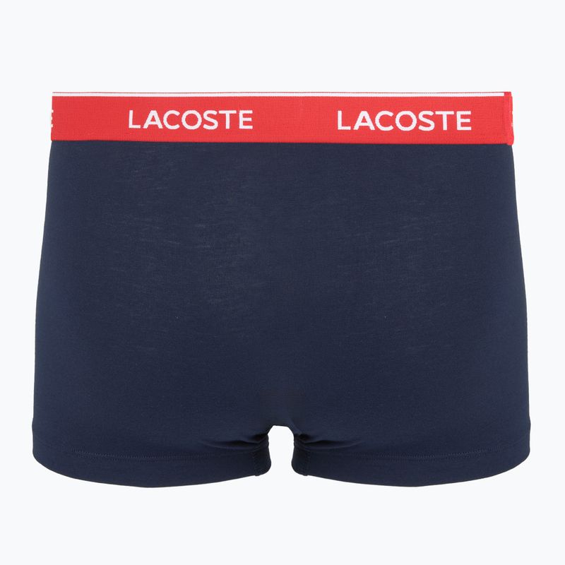 Boxer uomo Lacoste 5H12997 3 paia navy blue/green/red/navy blue 5