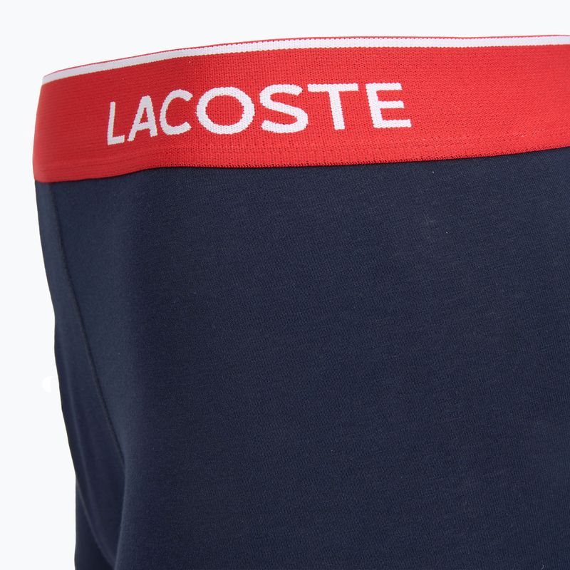 Boxer uomo Lacoste 5H12997 3 paia navy blue/green/red/navy blue 6