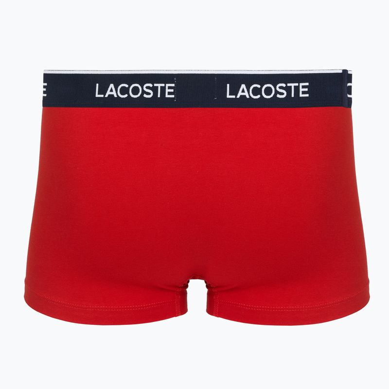 Boxer uomo Lacoste 5H1300 3 paia navy blue/red/methylene 5