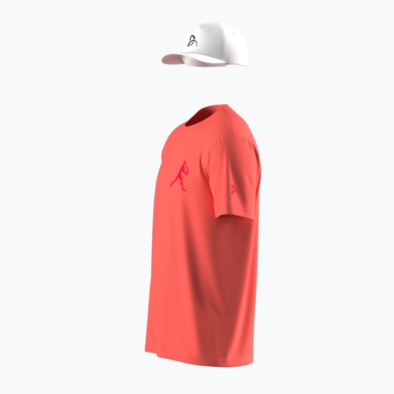 Camicia da tennis Lacoste uomo TH1044 rosso mango/grenadine 2