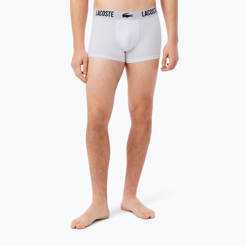 Boxer da uomo Lacoste 5H2393 3 pack black/red/white 4