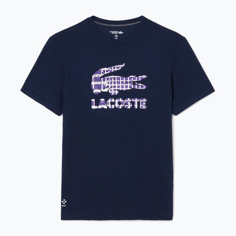 T-shirt Lacoste uomo TH4769 blu navy