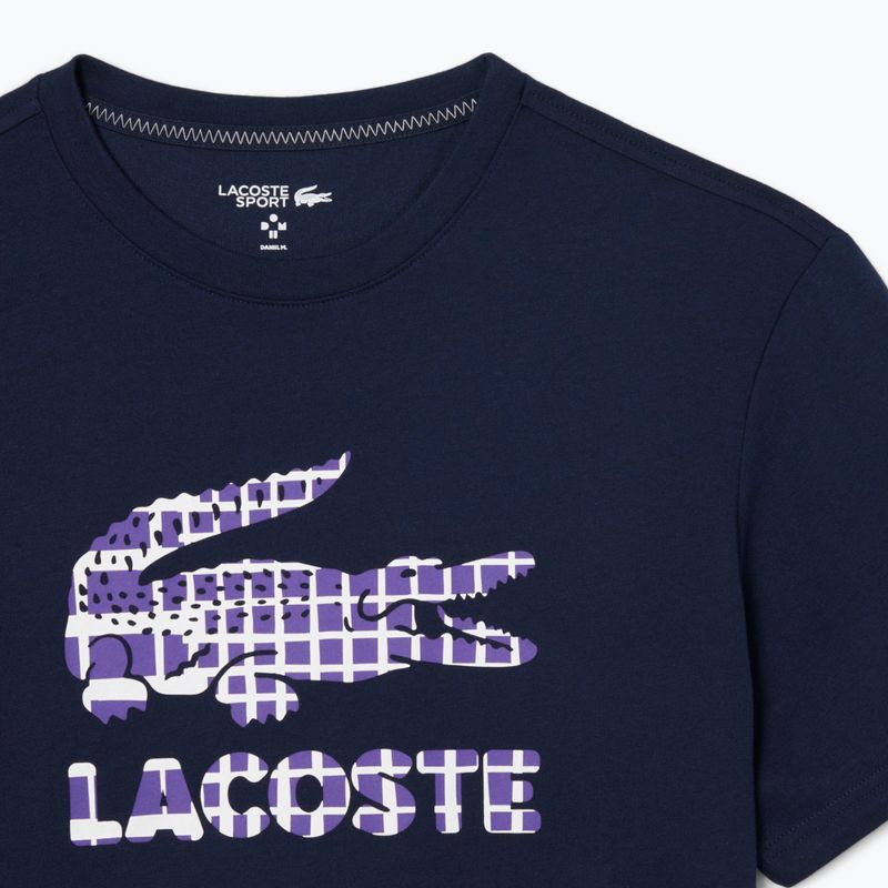 T-shirt Lacoste uomo TH4769 blu navy 3