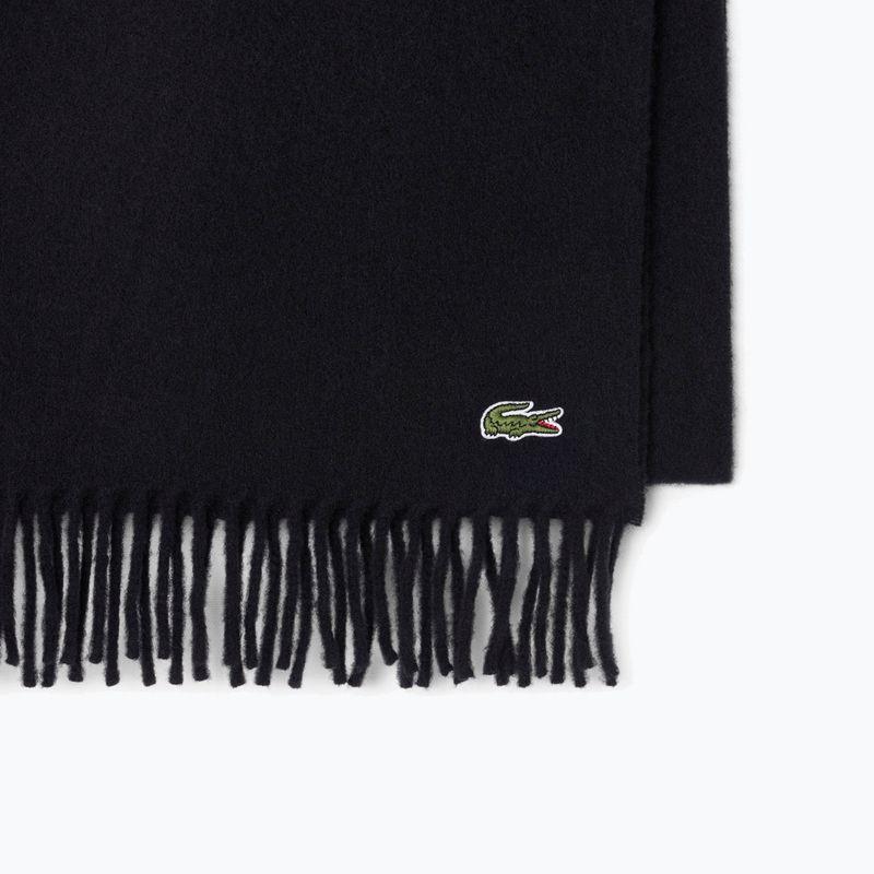 Sciarpa da uomo Lacoste RE7864 Black 2