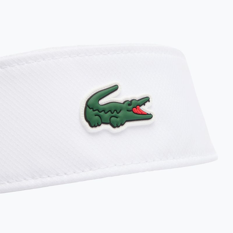 Visiera da tennis uomo Lacoste RK8727 white 4