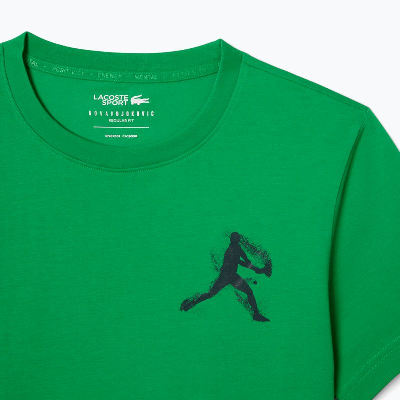 T-shirt uomo + cappellino Lacoste TH1044 calathea/navy blue 3