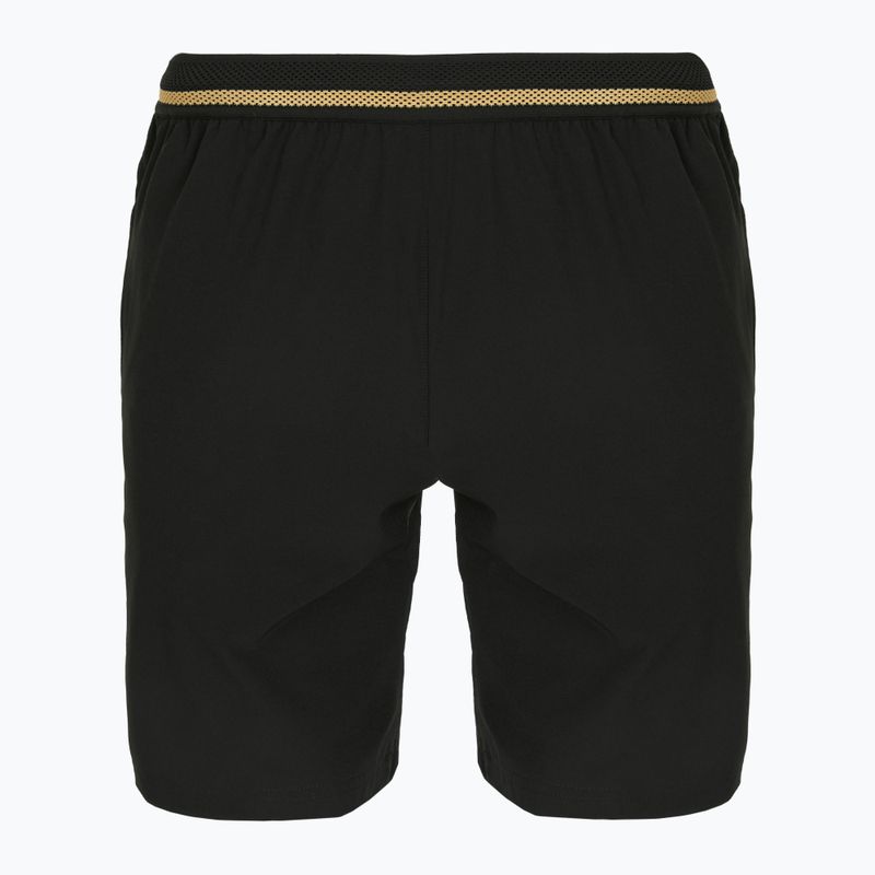 Pantaloncini da tennis Lacoste uomo GH7413 nero/oro