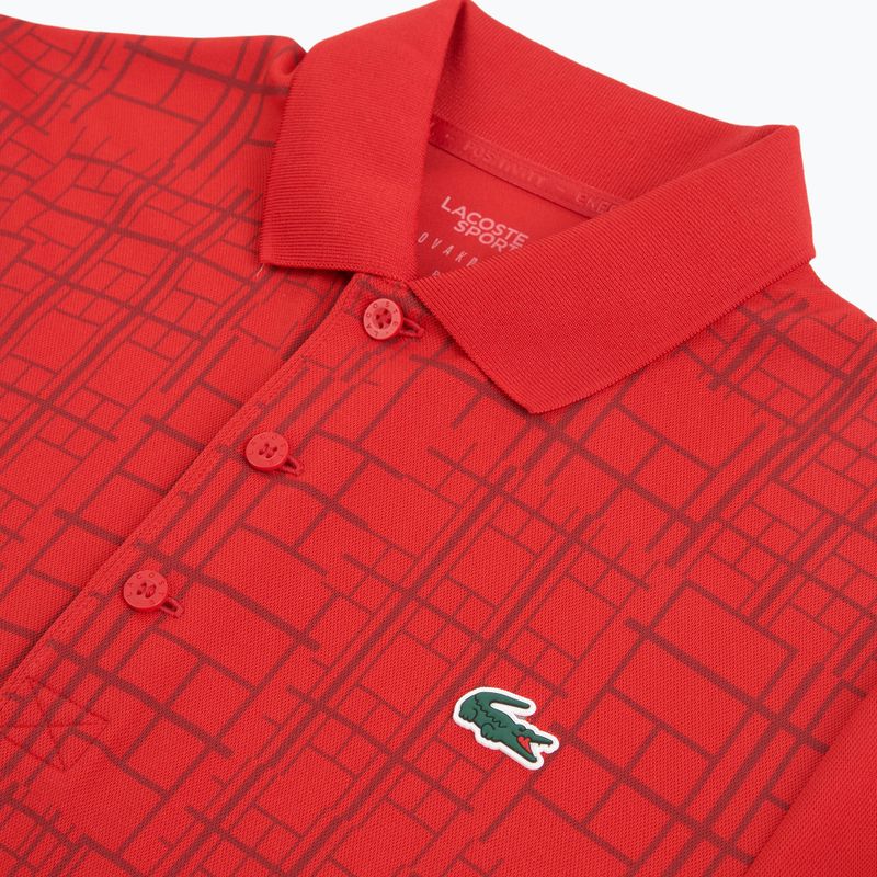 Polo Lacoste uomo DH4777 rosso 3