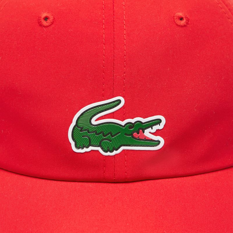 Cappello da baseball Lacoste RK2450 rosso 4