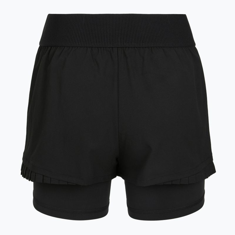 Pantaloncini da tennis Lacoste donna GF8598 nero/nero 2