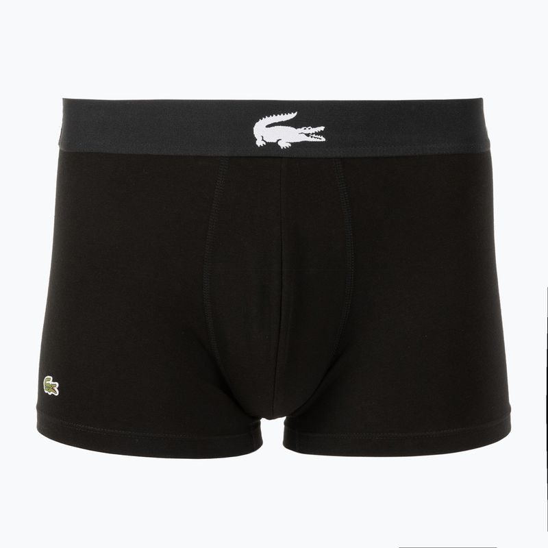 Boxer da uomo Lacoste 5H1291 3 paia black/white/black/black 2