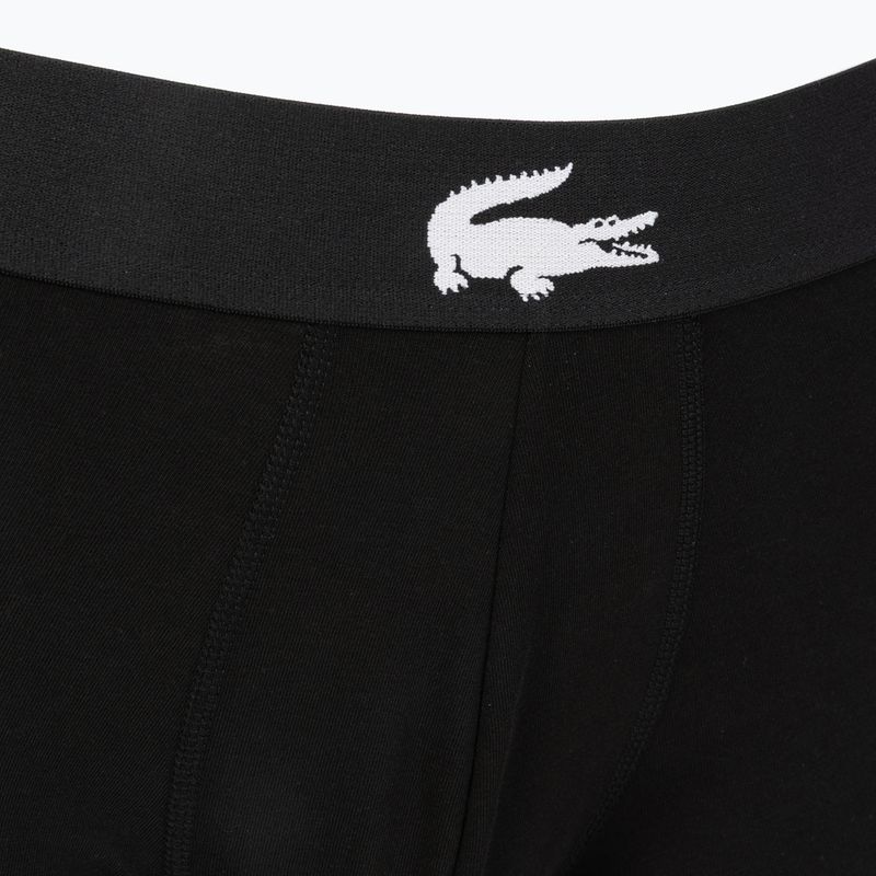 Boxer da uomo Lacoste 5H1291 3 paia black/white/black/black 5