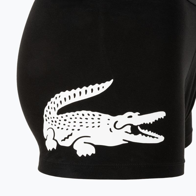 Boxer da uomo Lacoste 5H1291 3 paia black/white/black/black 7