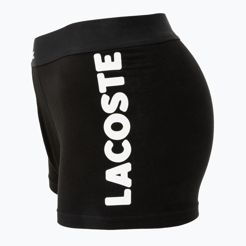 Boxer da uomo Lacoste 5H1291 3 paia black/white/black/black 8