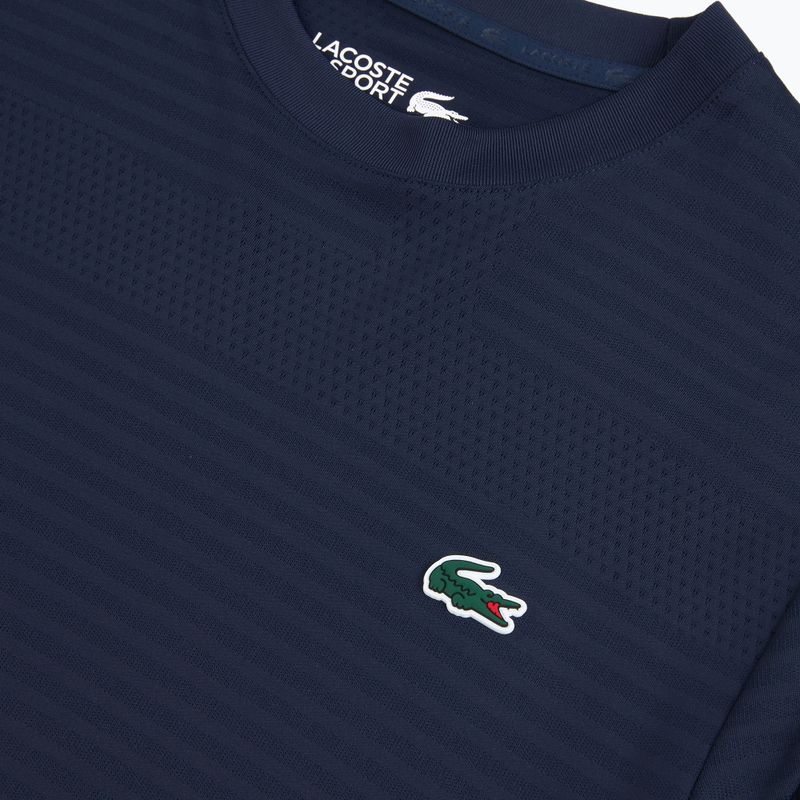T-shirt da tennis uomo Lacoste TH0004 navy blue 3