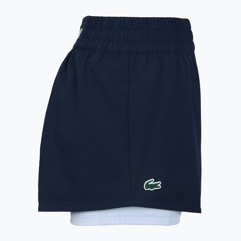 Pantaloncini da tennis da donna Lacoste GF9972 navy blue/phoenix blue 3