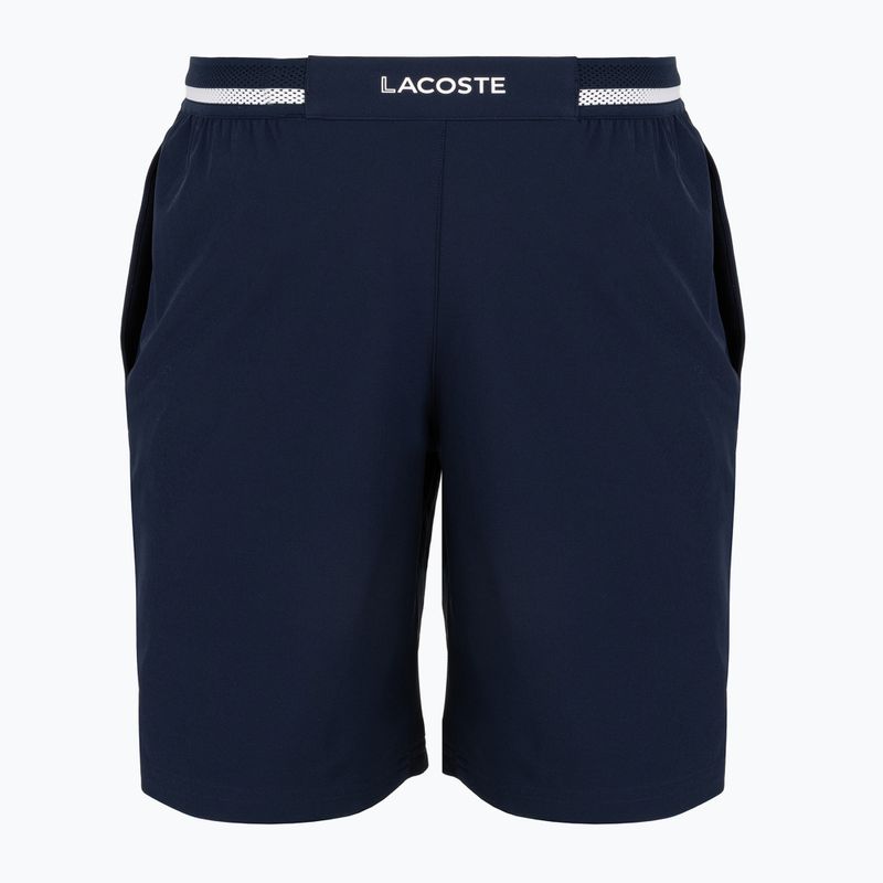 Pantaloncini da tennis da uomo Lacoste X Novak Djokovic GH7413 navy blue/white 2