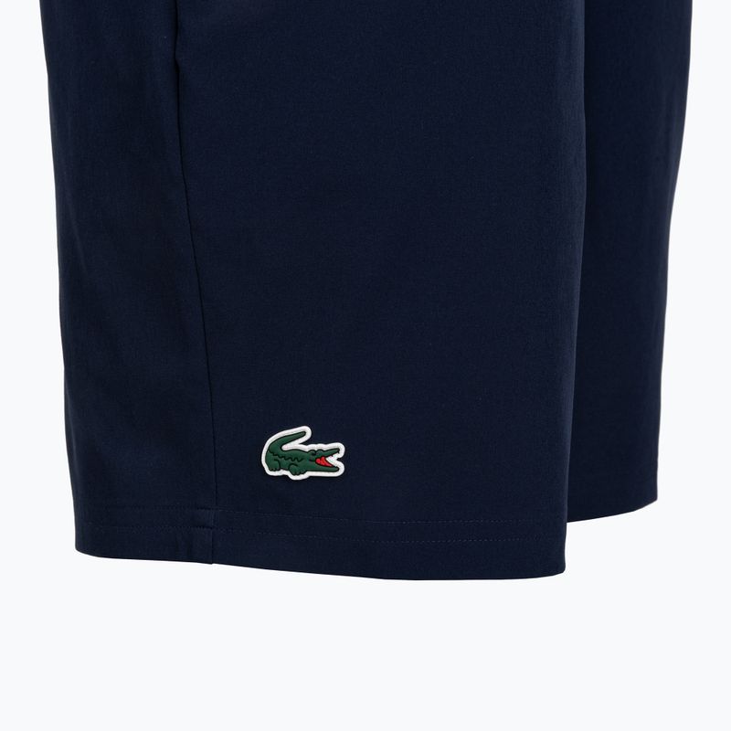 Pantaloncini da tennis da uomo Lacoste X Novak Djokovic GH7413 navy blue/white 3