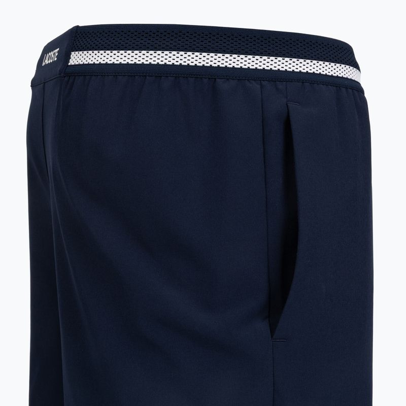 Pantaloncini da tennis da uomo Lacoste X Novak Djokovic GH7413 navy blue/white 5