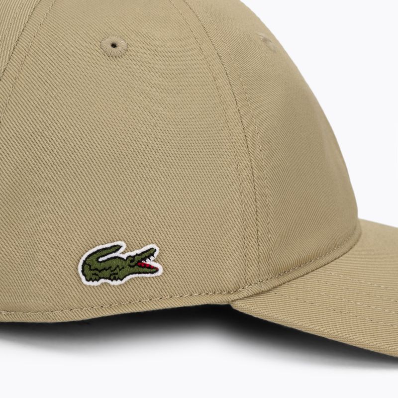 Berretto con visiera Lacoste RK0440 millet 4